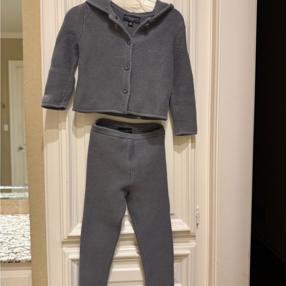 NWT Victoria Beckham by target Dark Gray Knit Sweater